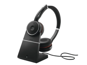 Headset Jabra Evolve 75 MS Stereo Sort med Ladestander