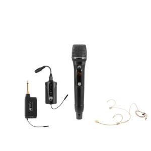 OMNITRONIC Set FAS TWO + Dyn. wireless microphone + BP + Headset 660-690MHz