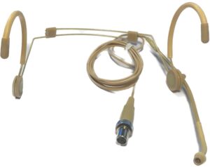 Scanmic HS8011-C4 Headset med 4pol Mini XLR stik (Kugle) - Beige