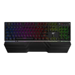 Havit HV-KB432L Gaming Tastatur Mekanisk RGB Kabling Nordisk