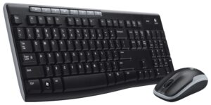 Trådløst tastatur/mus fra Logitech MK270