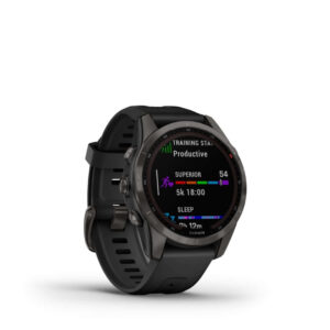 Ur - Garmin Fenix 7S Sapphire Solar - 42 mm - Sort