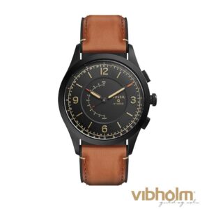 FOSSIL - Q Activist Hybrid Smartwatch Herre sort IP stål FTW1206