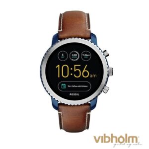 FOSSIL - Q Explorist Smartwatch Herre blå IP/rustfrit stål FTW4004