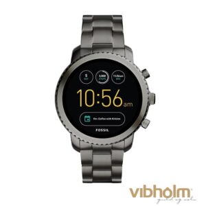 FOSSIL - Q Explorist Smartwatch Herre gunmetal IP stål FTW4001