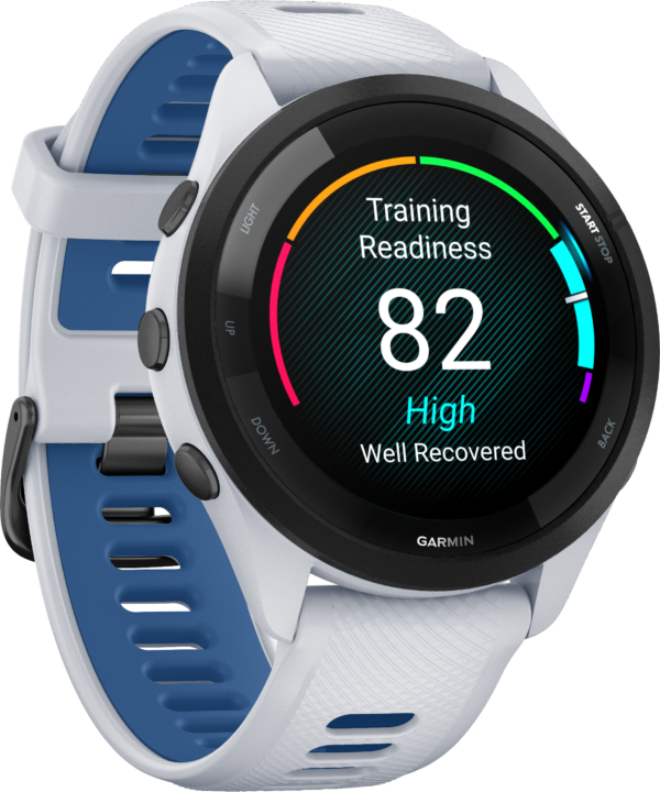 Garmin Forerunner 265 Music - Whitestone/Tidal Blue