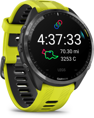 Garmin Forerunner 965 - Carbon Grey - Yellow/Black