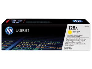 HP 128A - CE322A Gul Lasertoner Original 1300 sider