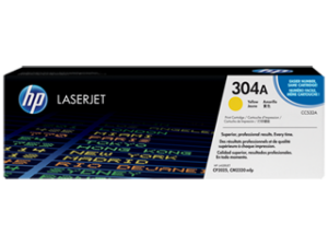 HP 304A - CC532A Gul Lasertoner, Original 2800 sider