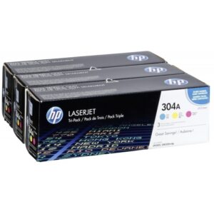 HP Toner 304A C Y M 3-Pack CF372AM