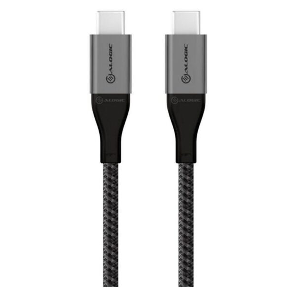 Alogic Ultra USB-C til USB-C 100W PD 30cm kabel, Space Grey