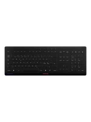 Cherry STREAM PROTECT - Tastatur - Nordisk - Sort