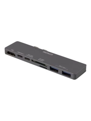 Deltaco Dual USB-C dock for MacBook Pro 2016 Thun