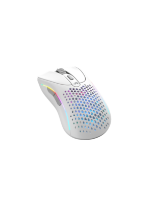 Glorious Model D 2 Wireless - Matte White - Gaming Mus - Optisk - 5 knapper - Hvid