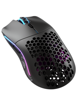 Glorious Model O Wireless - Matte Black - Gaming Mus - Optisk - 6 knapper - Sort med RGB lys