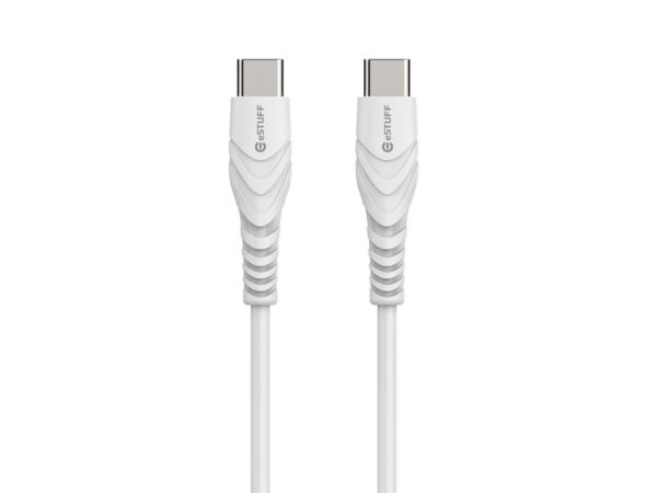 Kabel Usb-c til Usb-c Estuff 2 Meter Hvid