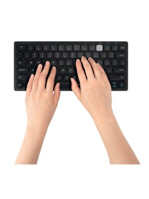 Kensington Dual trådløst Compact tastatur - nordisk layout - Tastatur - Nordisk - Sort