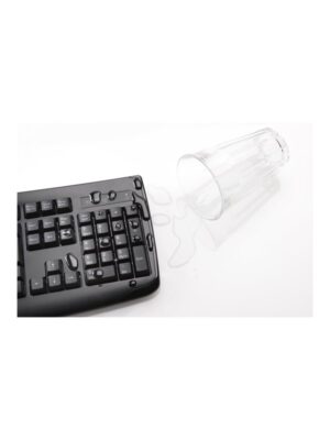 Kensington Pro Fit Low-Profile Desktop Set - Tastatur & Mus sæt - Fransk - Sort