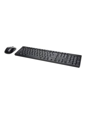 Kensington Pro Fit Low-Profile Desktop Set - Tastatur & Mus sæt - Sort