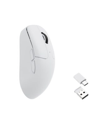 Keychron M2 Wireless - Gaming Mus - Optisk - 5 knapper - Hvid