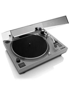 Lenco L-3810GY - Direct-drive Record Player with USB/PC encoding - Grey - Pladespiller Grå