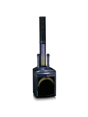 Lenco PA-220BK - PA with subwoofer and detachable tweeter column - Black