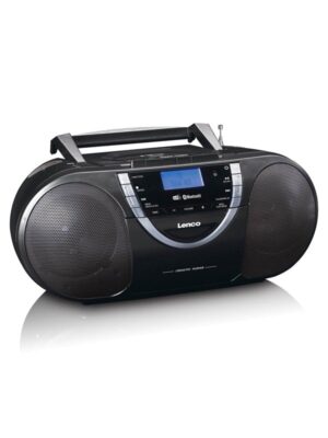 Lenco SCD-6900BK - Boombox with DAB+ FM radio and CD/ MP3 player - Black - DAB/DAB+/FM - Stereo - Sort