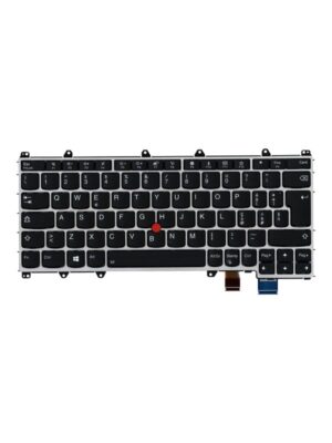 Lenovo Chicony - Bærbar tastatur - til udskiftning - Italiensk - Sølv