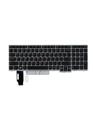 Lenovo Chicony - Bærbar tastatur - til udskiftning - Tysk - Sølv