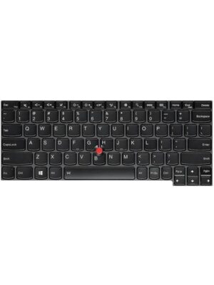 Lenovo Chicony CS13X - Bærbar tastatur - til udskiftning - Polsk - Sort