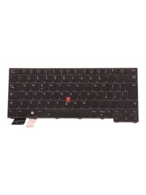 Lenovo Lite-On - notebook replacement keyboard - with Trackpoint - Italian - black - Bærbar tastatur - til udskiftning - Italiensk - Sort