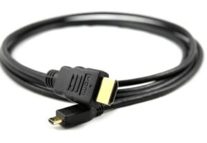 MicroHDMI til HDMI 2m