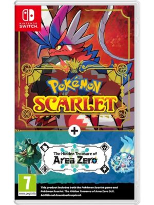 Pokémon Scarlet + The Hidden Treasure of Area Zero - Nintendo Switch - RPG