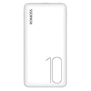 Romoss PSP10 10000mAh Powerbank, Hvid