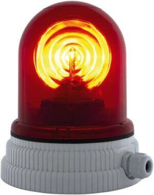 Roterende Lampe 200R.240 240V Ac/Dc Rød