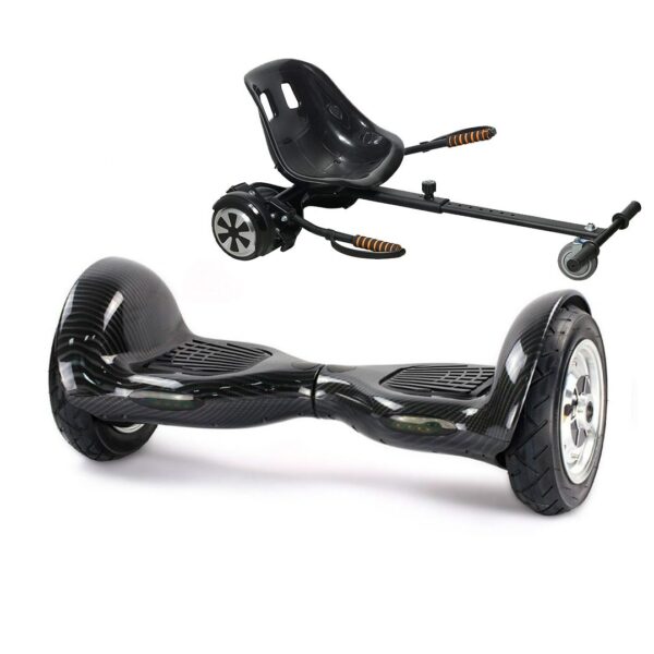 Segboard 10 tommer - Carbon Black / +GoKart (kr.300,00)