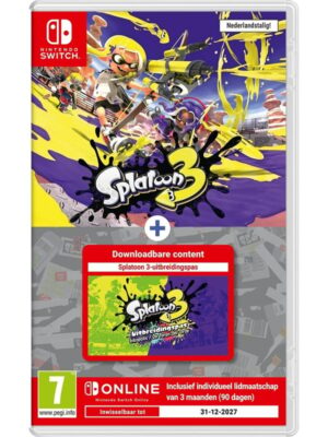 Splatoon 3 + Expand Pass + 3 Months NSO - Nintendo Switch - Action