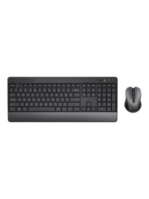 Trust TKM-450 Comfort Wireless Keyboard & Mouse Set (Nordic) - Tastatur & Mus sæt - Nordisk - Sort