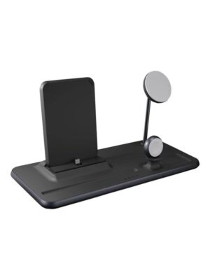 ZENS 4-in-1 wireless charging stand - iPad + MagSafe wireless charger - + AC power adapter - 15 Watt