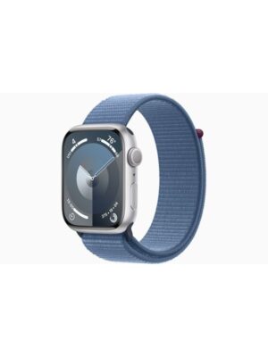 Apple Watch Series 9 GPS 45mm - Silver Aluminium Case with Winter Blue Sport Loop