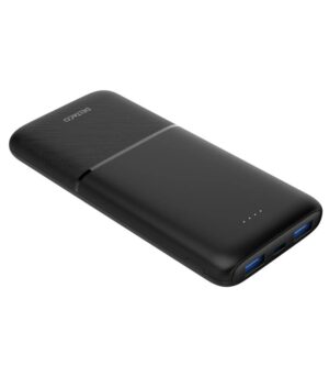 Deltaco 10000mAh USB-C PD PowerBank (20W), Sort, CE