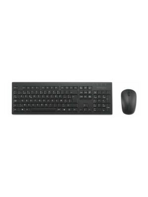 Kensington KM150 EQ - Tastatur & Mus sæt - Belgisk - Sort