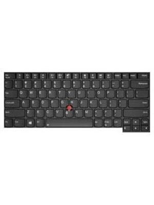 Lenovo Chicony - Bærbar tastatur - til udskiftning - Fransk - Sort