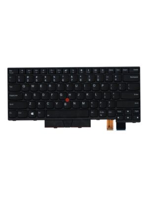 Lenovo Chicony WIDBL-84US - Bærbar tastatur - til udskiftning - Amerikansk engelsk - Sort