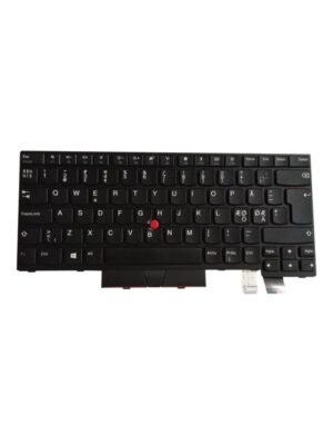 Lenovo Lite-On - Bærbar tastatur - til udskiftning - Nordisk - Sort