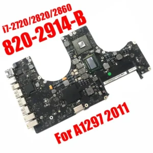 2011 A1297 Motherboard I7 CPU Pro 17" A1297 2011 Year 820-2914-B 820-2914-A Logic Board 661-6176 for Macbook PAVILION Apple
