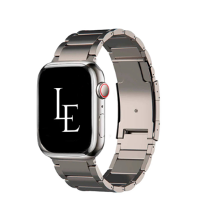 Apple Watch (38/40/SE/41/42mm) - L'Empiri™ X37 Ægte Titanium Rem - Natural