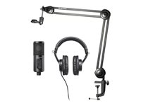 Audio-Technica Creator Pack Mikrofon Kabling Kardioide Sort