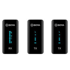Boya BY-XM6-K2 Trådløs Mikrofon System + Oplader (2xSender/Modtager)