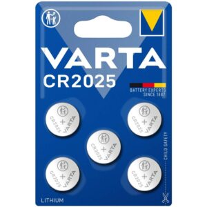 CR2025 3V Lithium Knapcelle batteri 5-pak